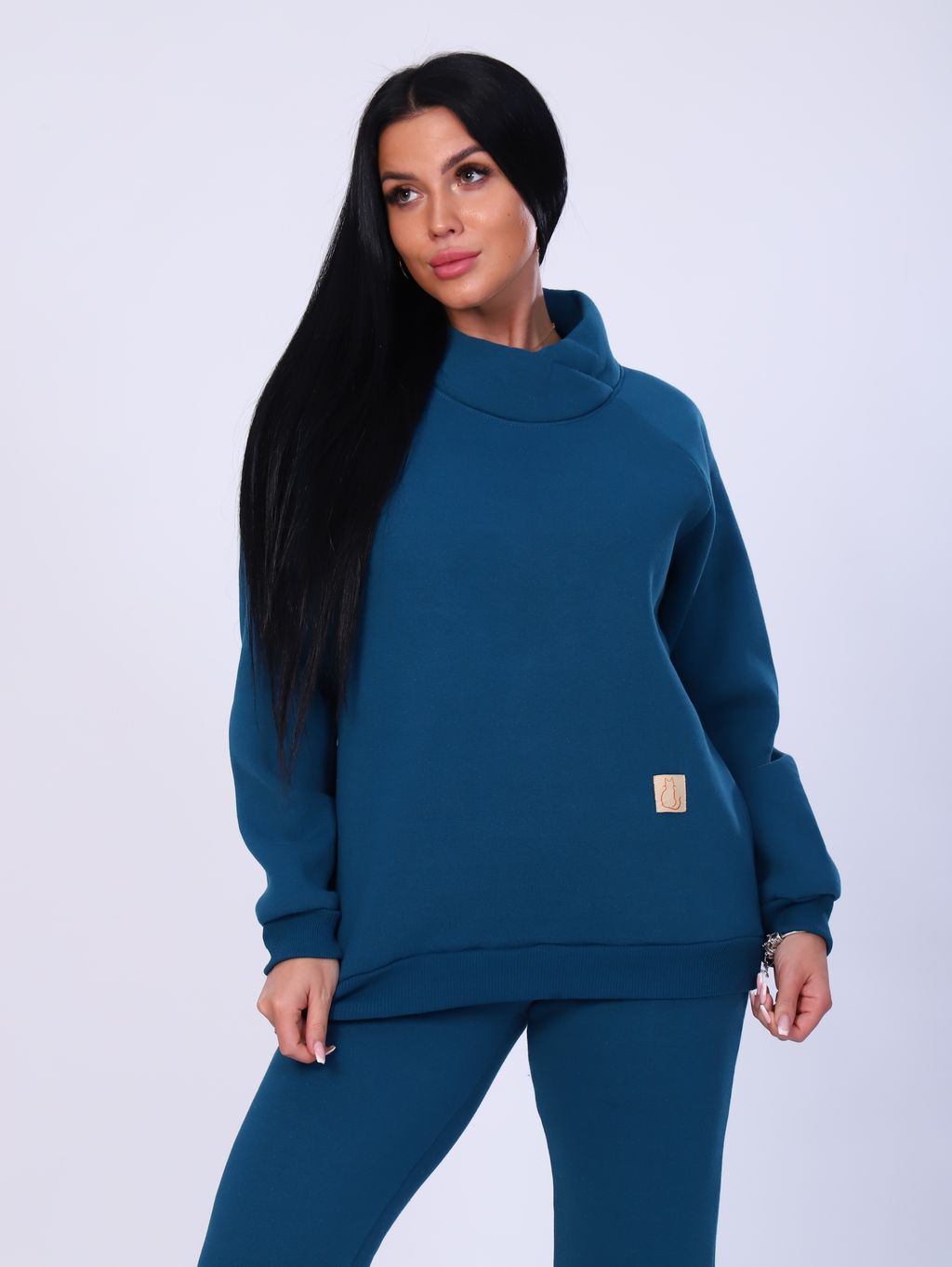 М343 Костюм Олимпия без капюшона (изумруд) - Иванушка-трикотаж фото 5