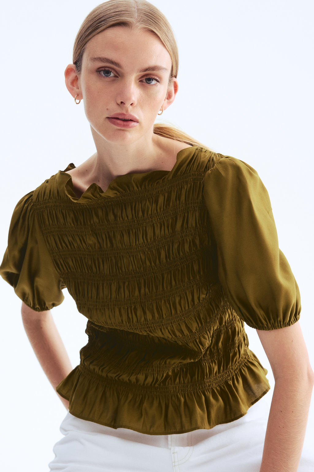 Blusa fruncida - H&m фото 5