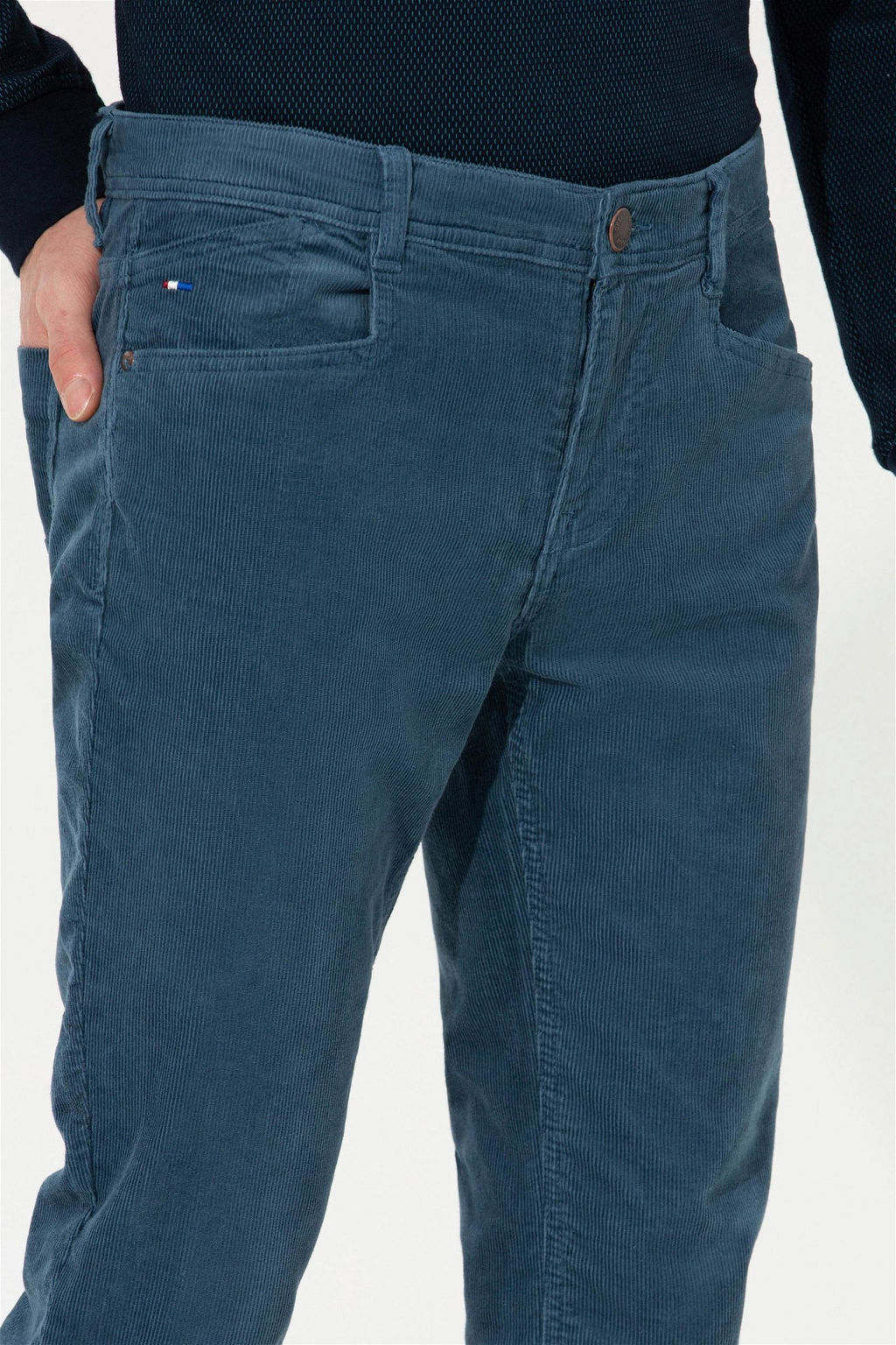 U. S. Polo Assn Мужские кобальтово-синие брюки из плотной ткани - U.s. polo assn фото 13