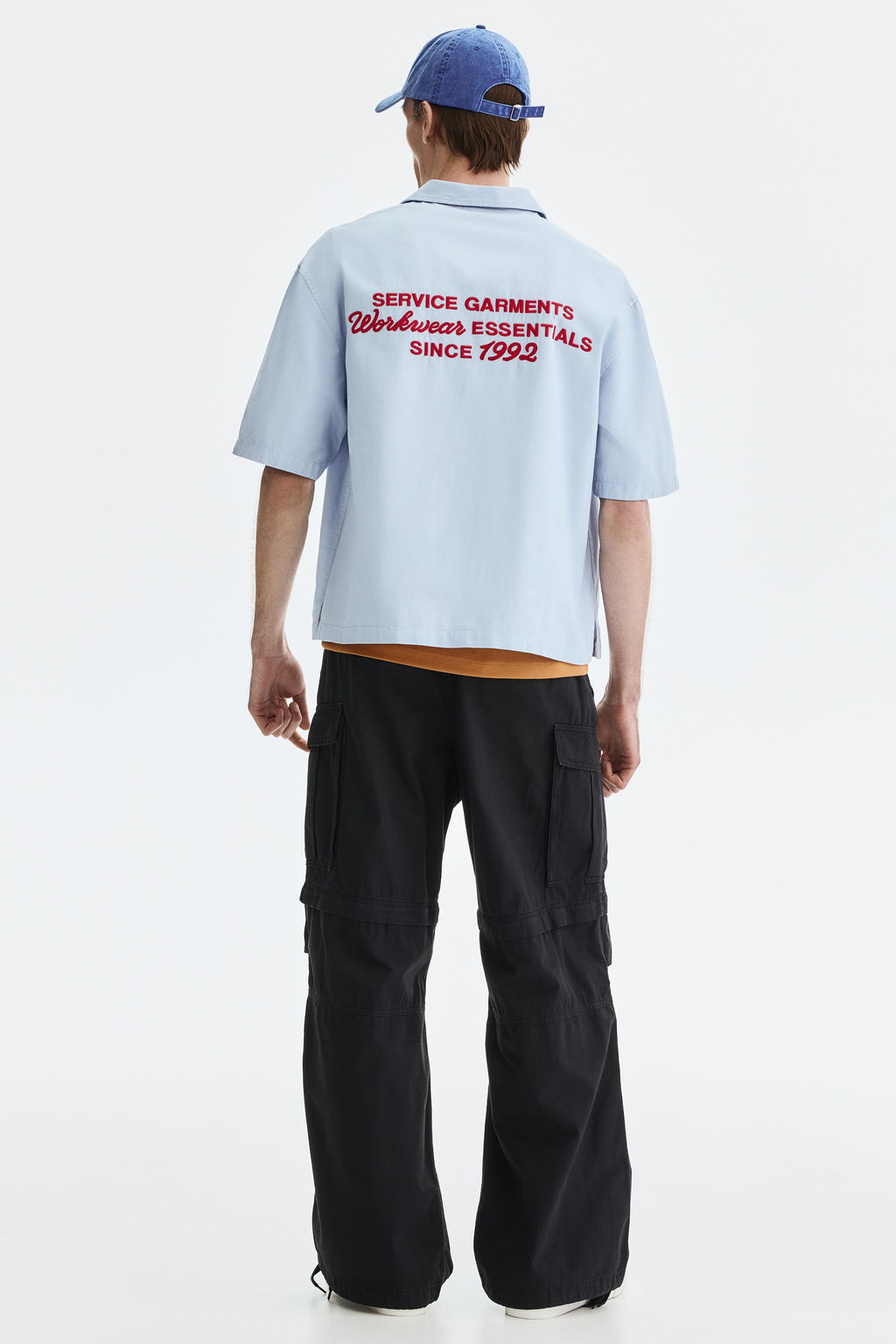 Camisa cargo de manga corta Relaxed Fit - H&m фото 6