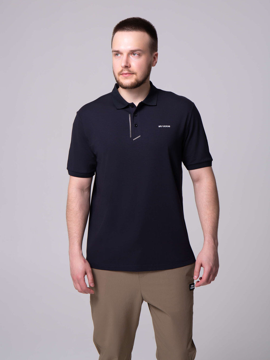 E2371-3 Футболка поло мужская