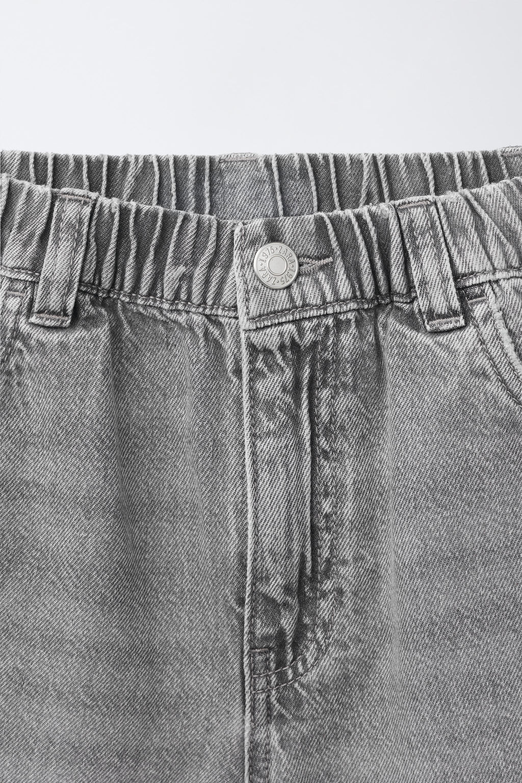 BERMUDA BAGGY DENIM / Gris - Zara фото 3