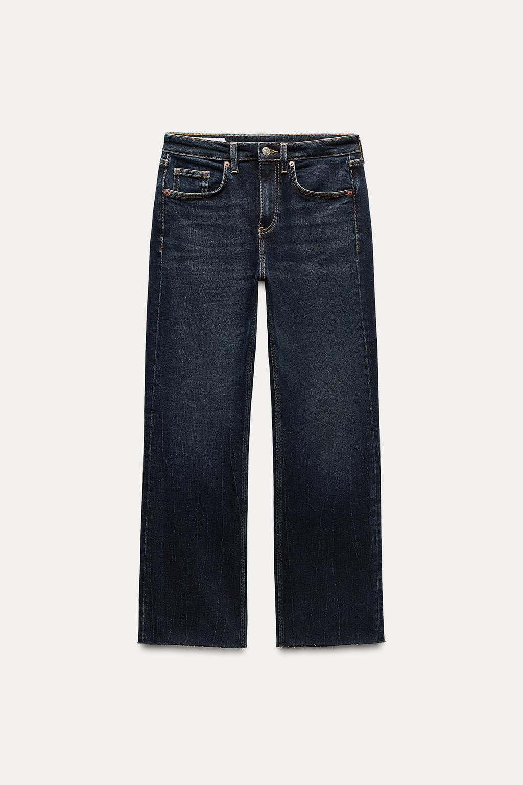 TRF CROPPED FLARE HIGH-WAIST JEANS - Zara фото 44