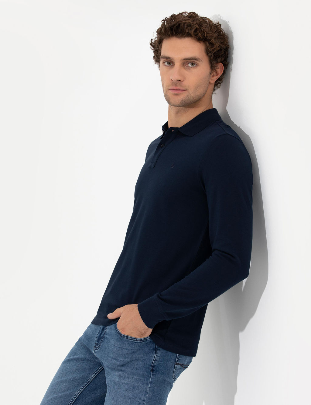 Темно-синий зауженный свитшот - Cacharel фото 7