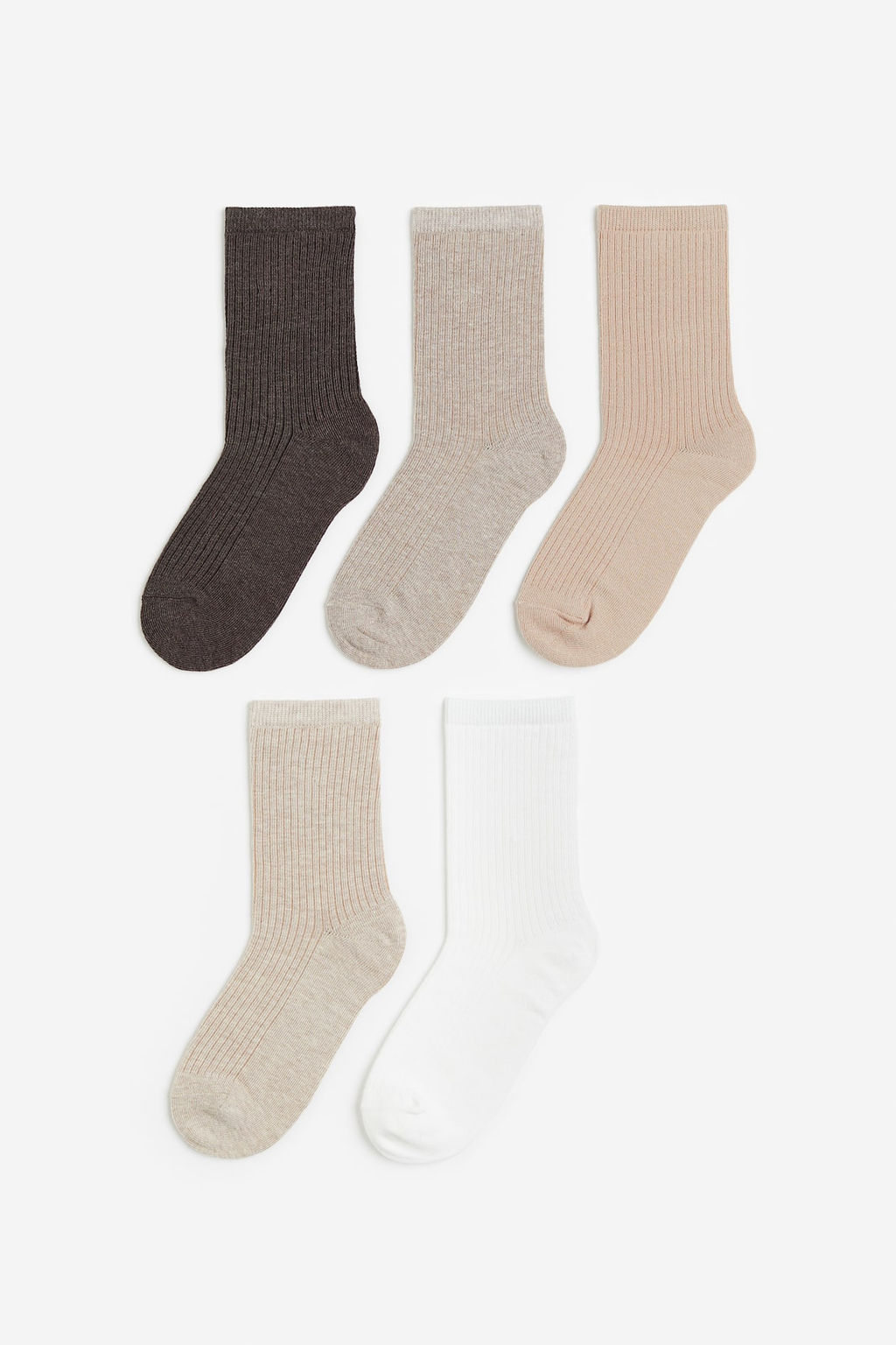 Pack de 5 calcetines en punto de canale