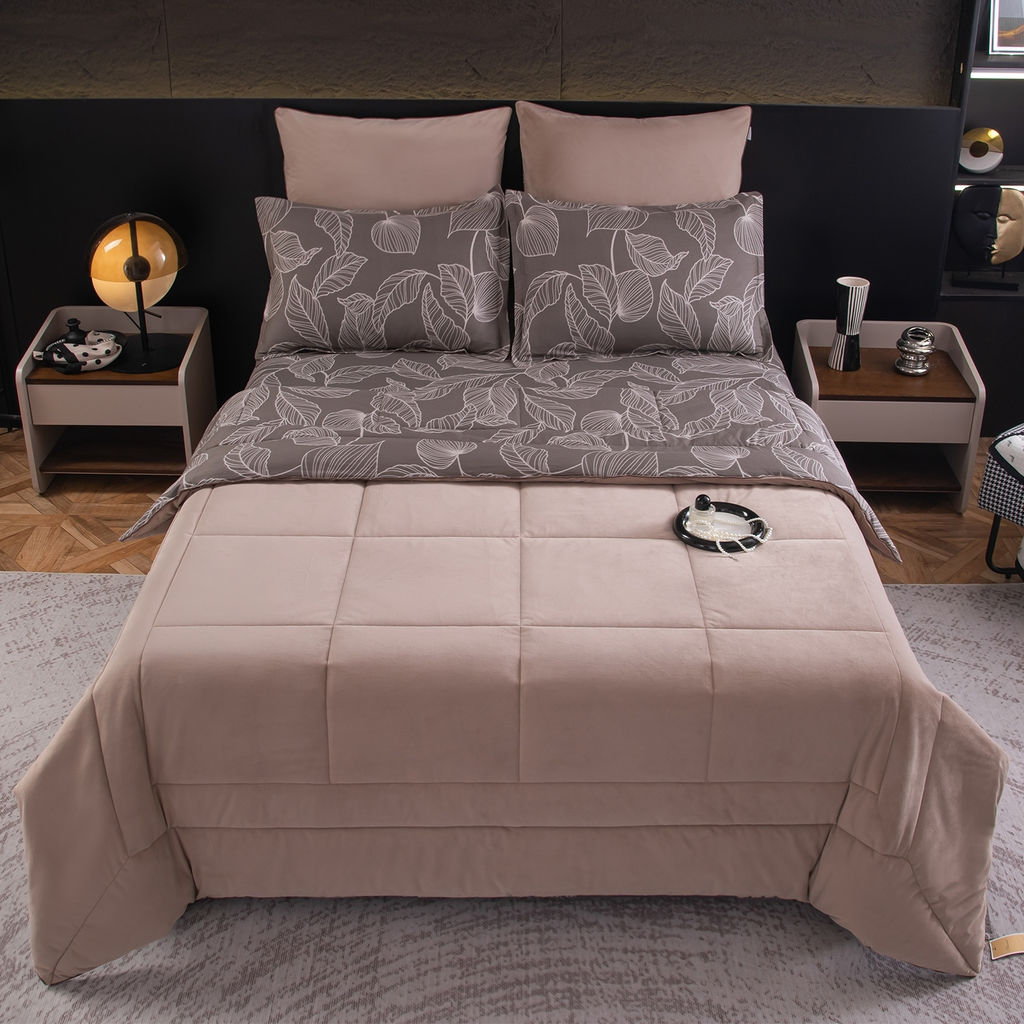 Комплект постельного белья Сатин Velouria Luxe с Одеялом VL007 - Ситрейд фото 2