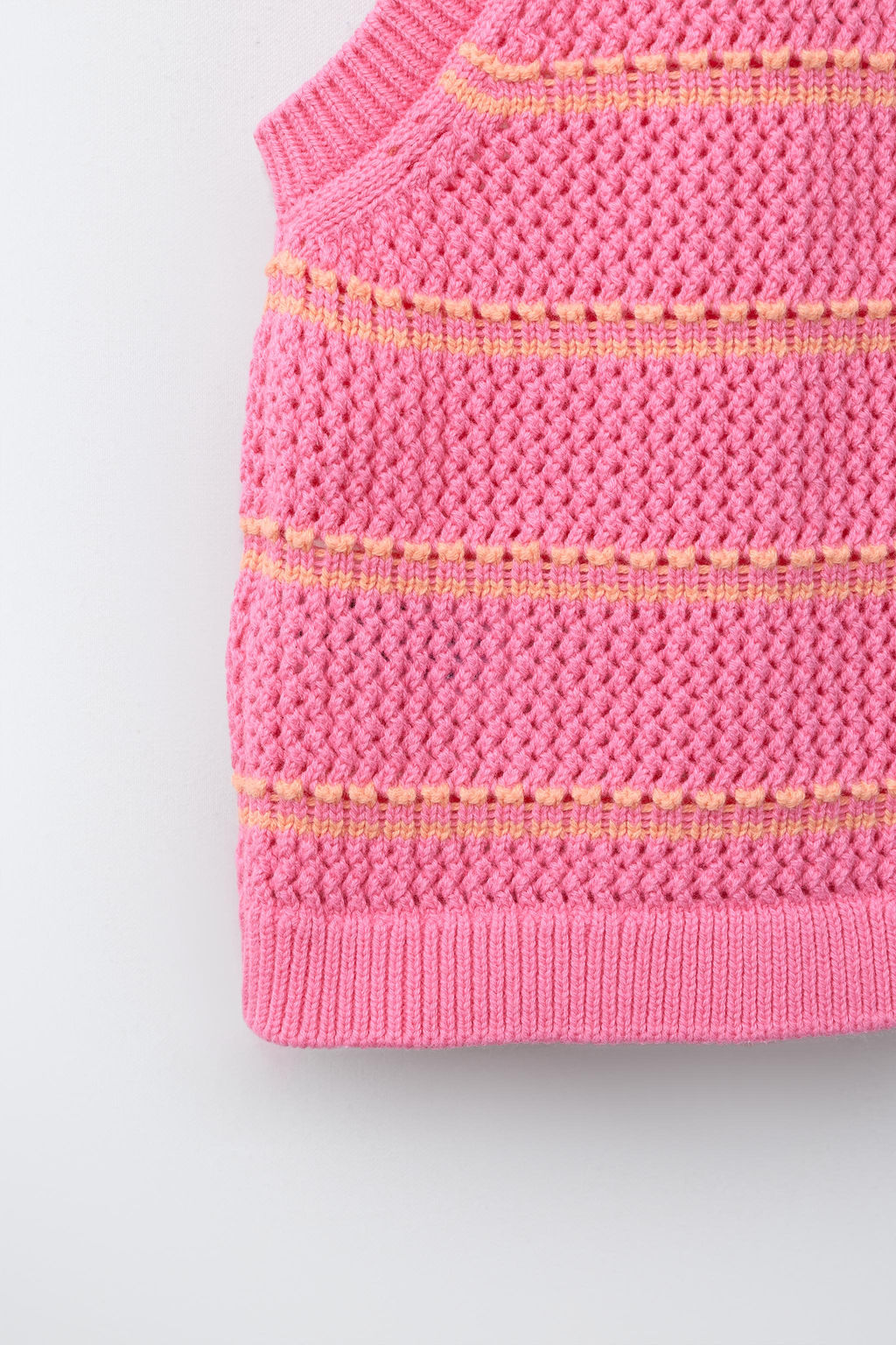 TOP PUNTO CROCHET LIM?N / Rosa - Zara фото 4