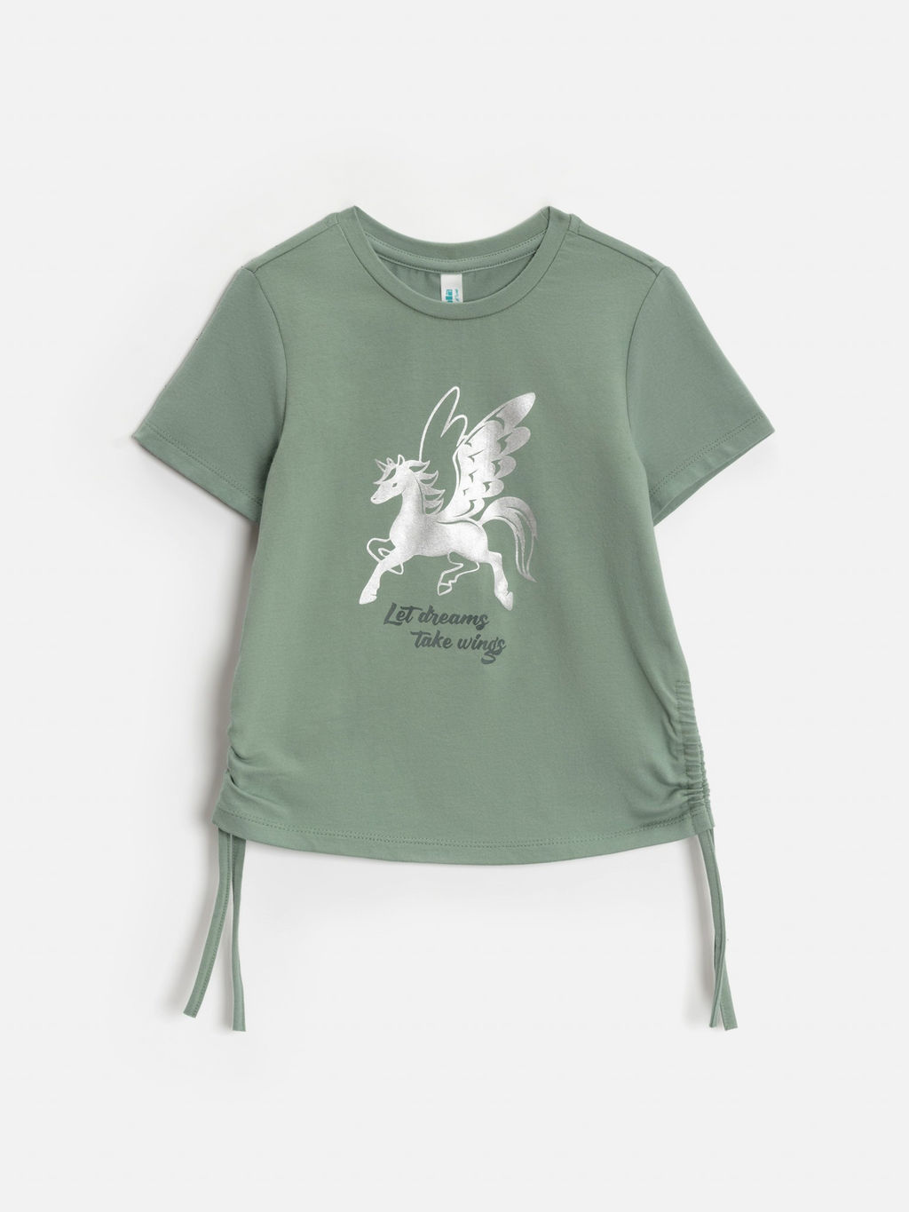 ACOOLA / Футболка детская для девочек Vegas бледно-зеленый  фото 3