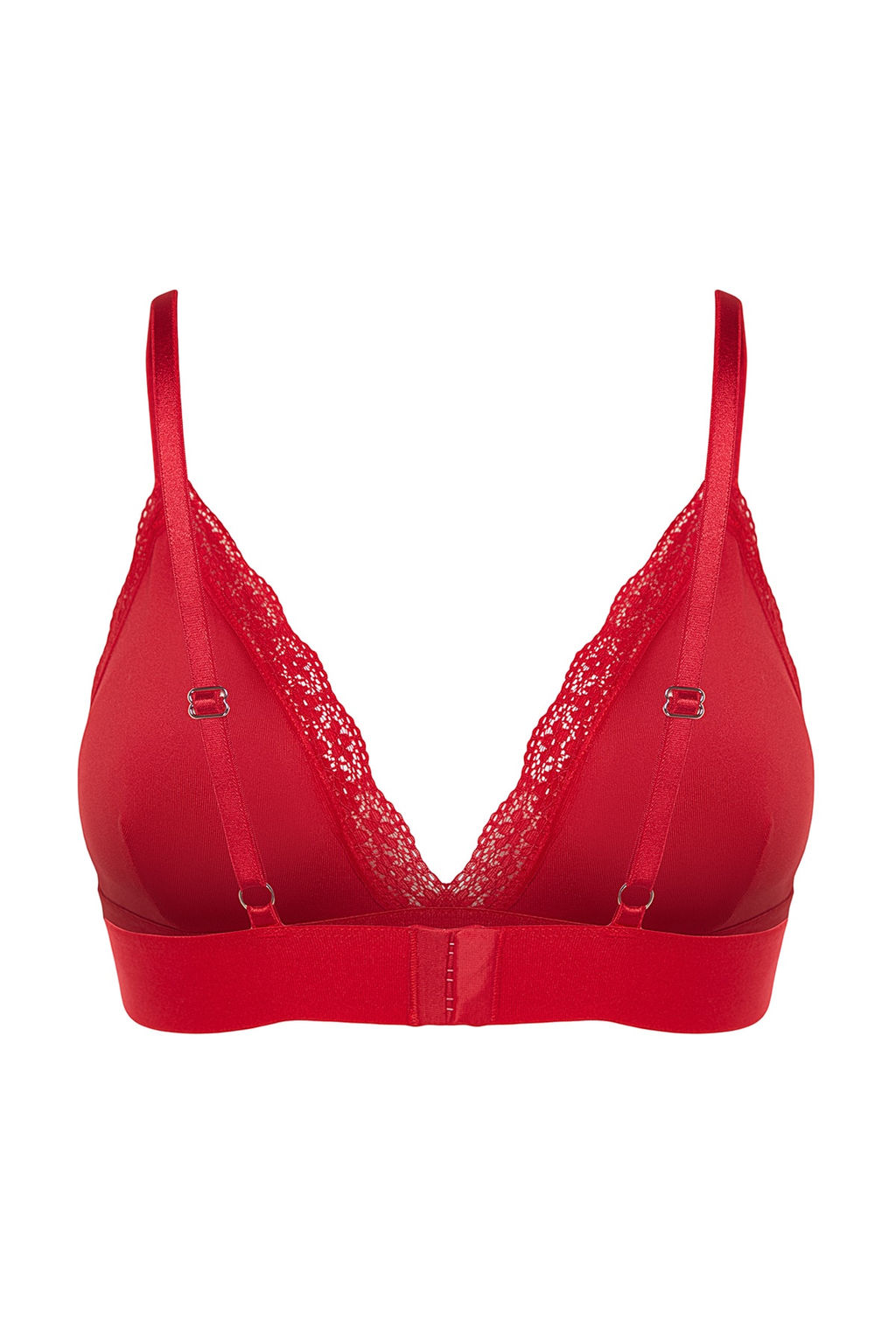 TRENDYOLMILLA Siyah Micro Dantelli Ip Ask?l? Dolgusuz Balensiz Kapl? Bralette Orme Sutyen THMAW24SU00011 фото 8
