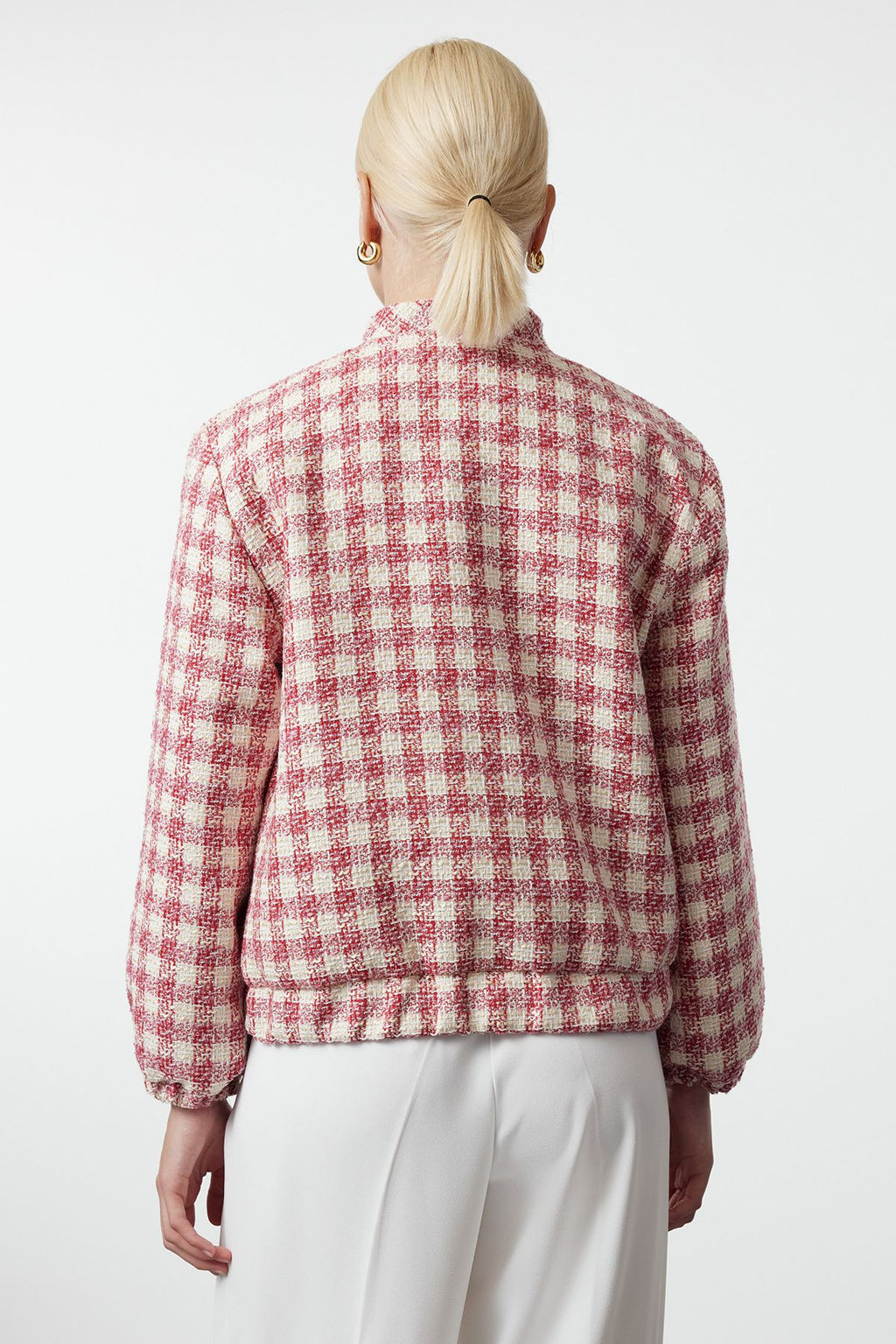 Cok Renkli Regular Tuvit Ince Bomber Ceket Mont - Trendyolmilla фото 5