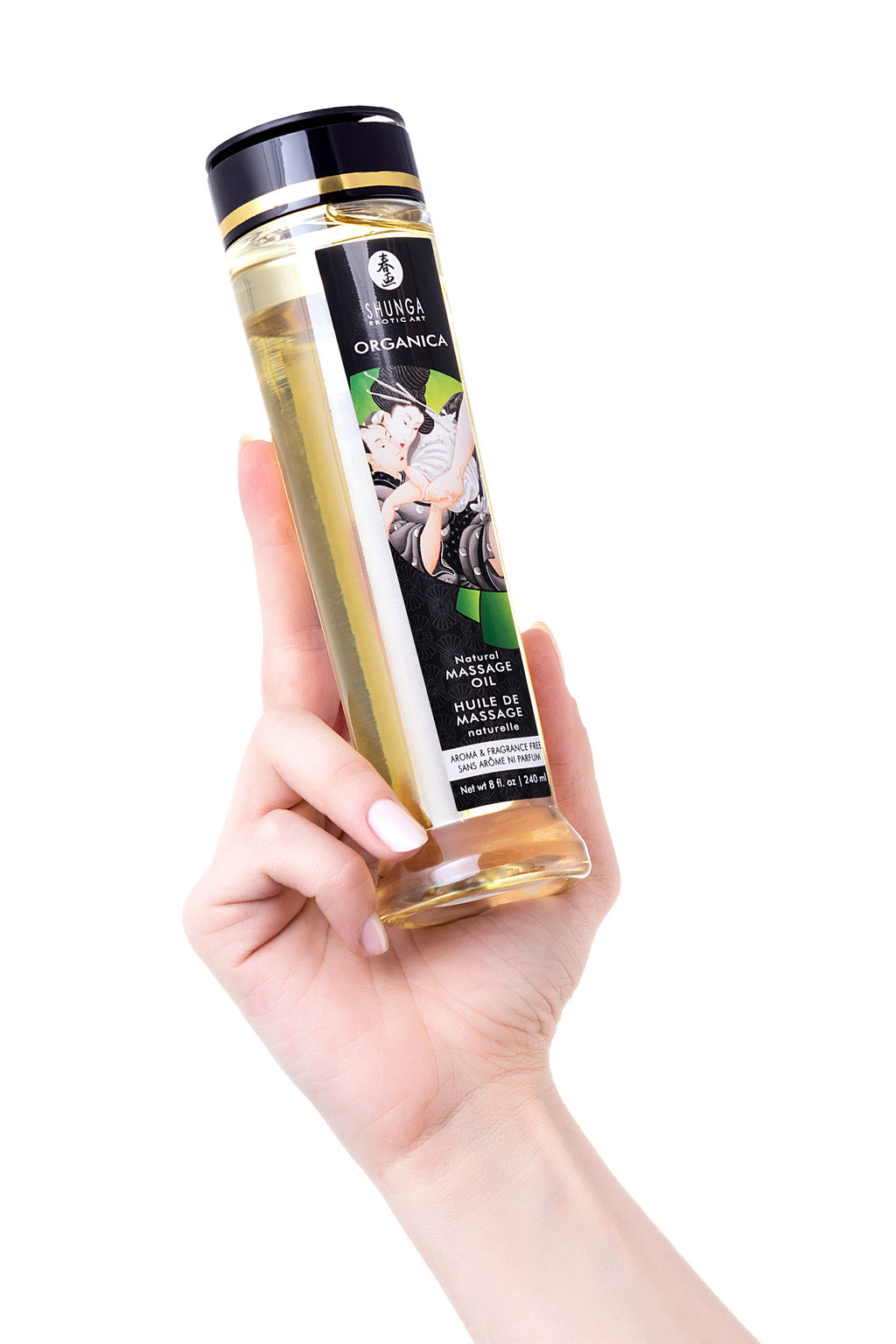 Масло массажное Shunga Organica без аромата Натуральное (Natural. Aroma & Fragrance Free), 240 мл