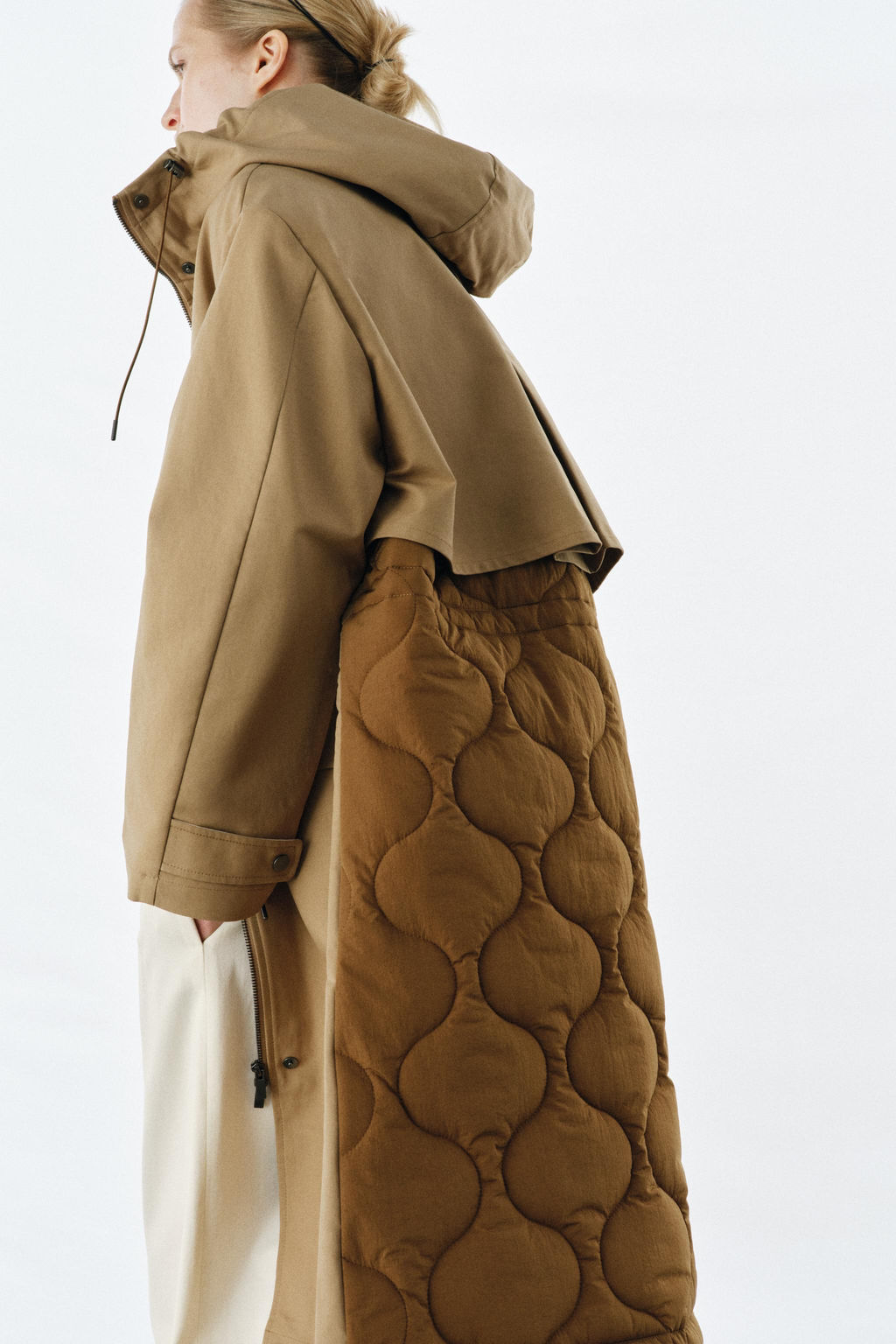CONTRAST PARKA ZW COLLECTION - Zara фото 3
