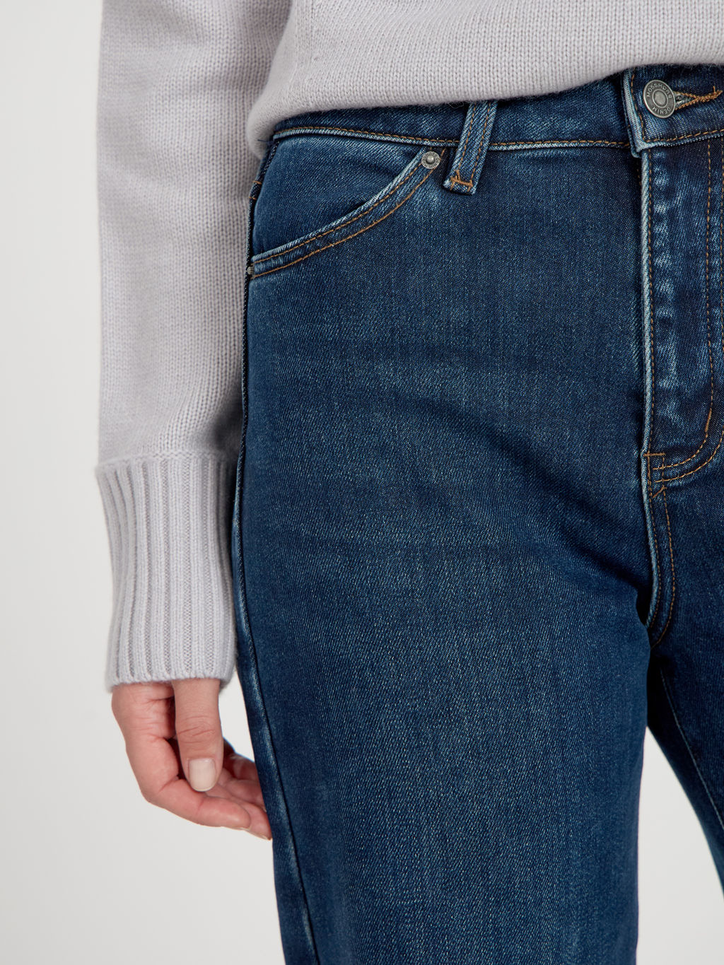 Женские Джинсы Утепленные WIDE LEG - Mossmore фото 9