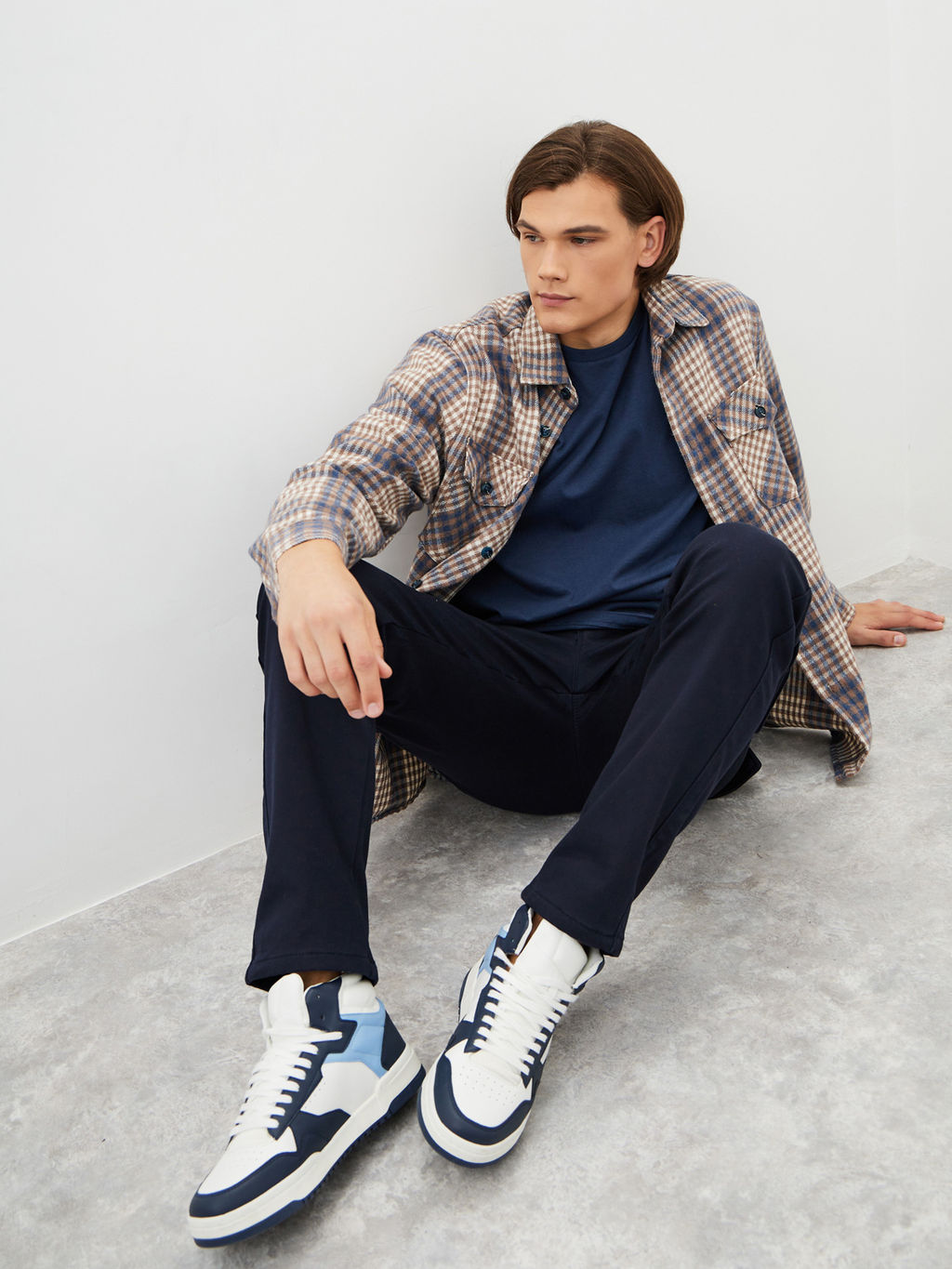 Мужские джинсы Карго утеплённые - Mossmore фото 38