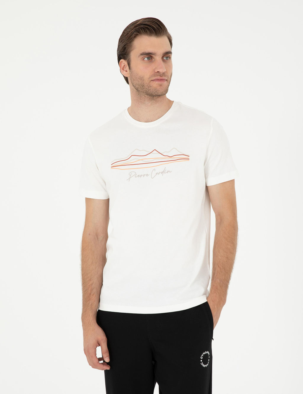 Beyaz Slim Fit Ti__rt
