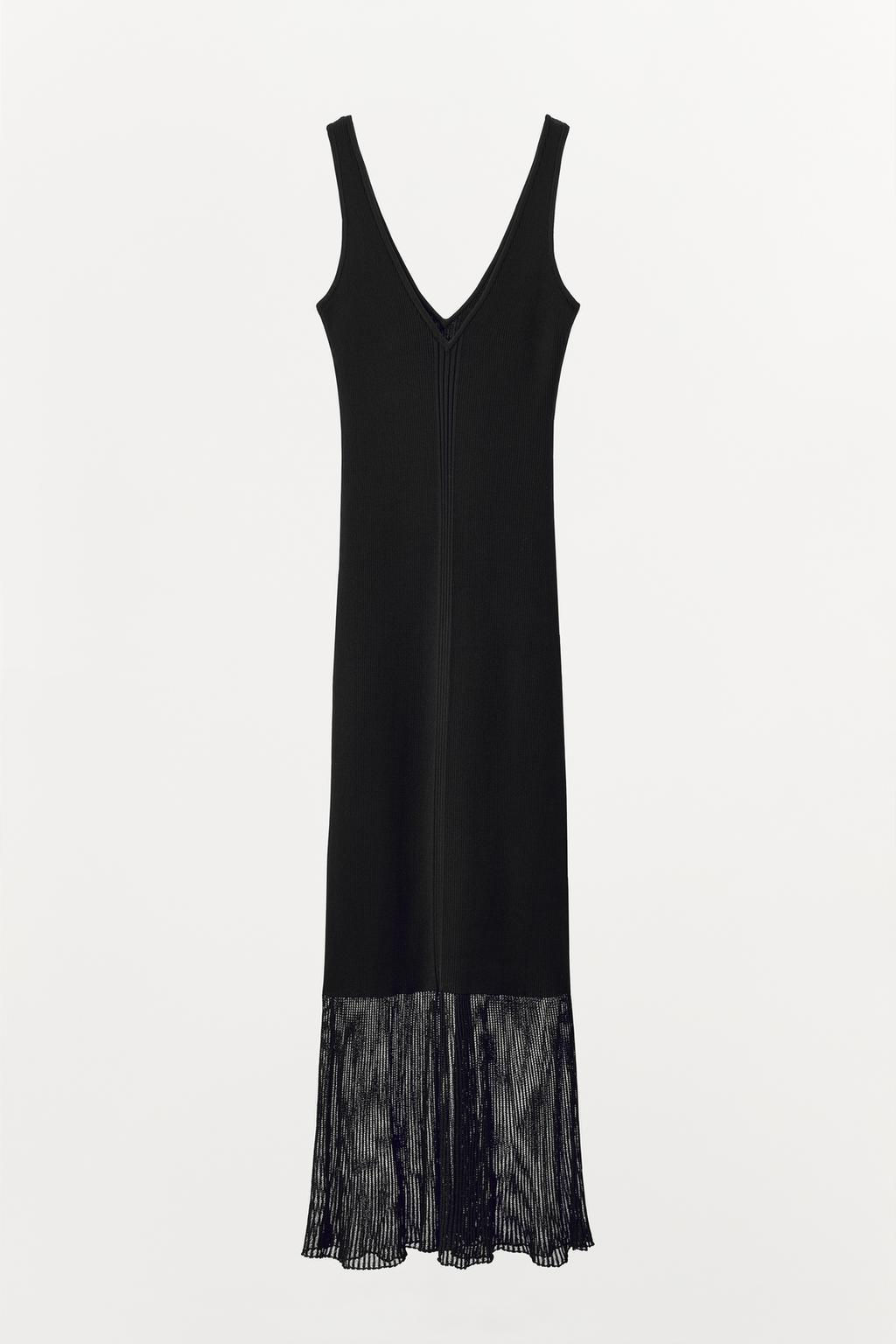 RIBBED KNIT DRESS - Zara фото 10