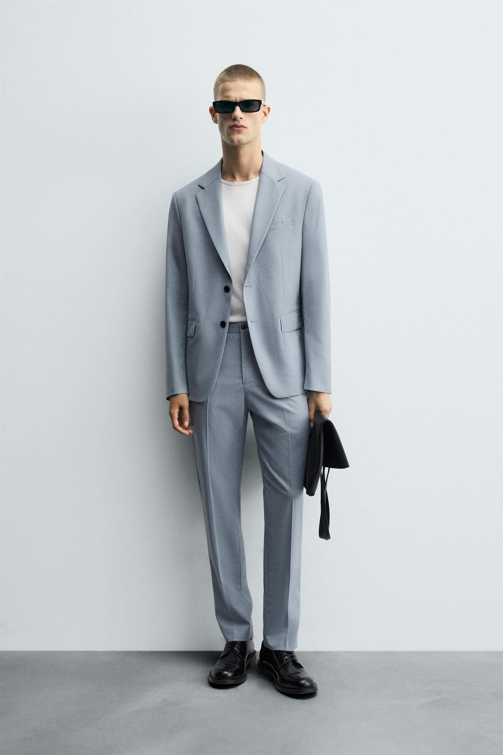 SLIM FIT SUIT TROUSERS