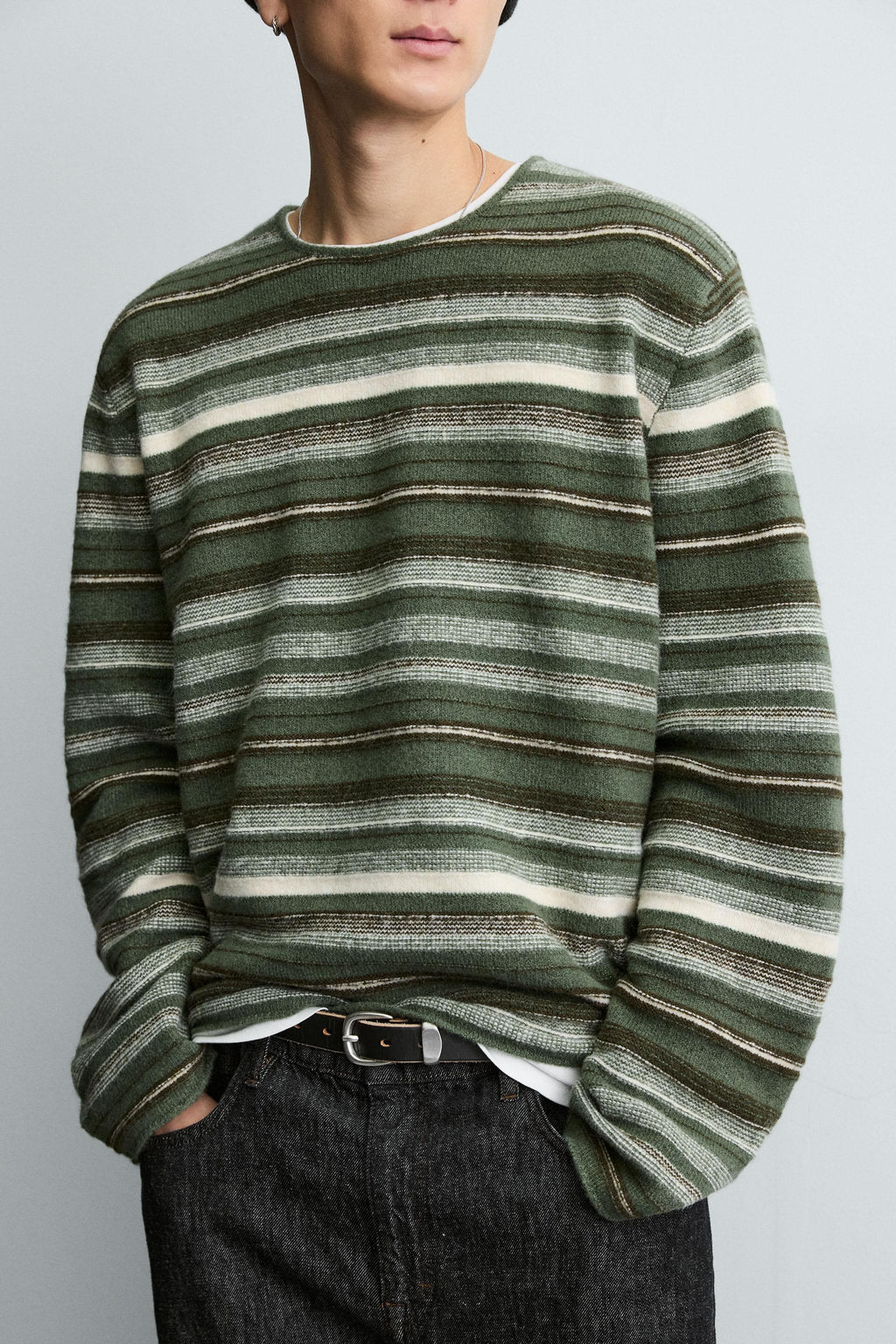 STRIPED JACQUARD JUMPER - Zara фото 6