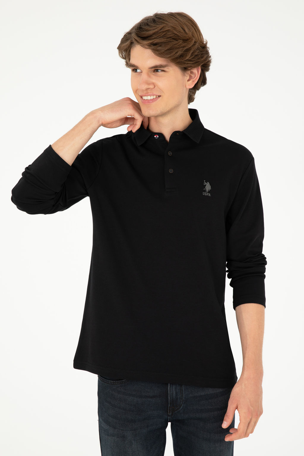 Мужской черный базовый свитшот Неожиданная скидка в корзине - U.s. polo assn фото 17