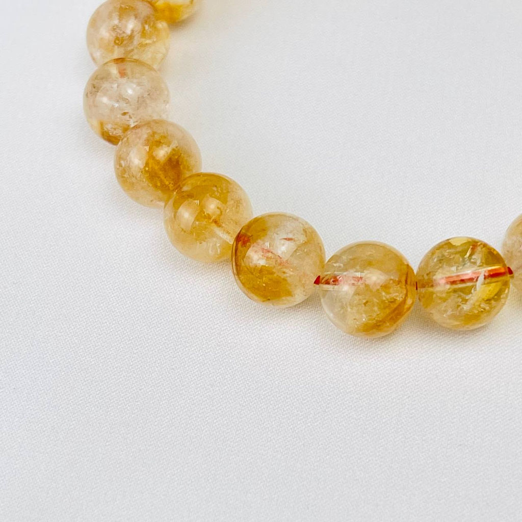 Браслет из Цитрина шарик (Бразилия) - Радуга самоцветов фото 3