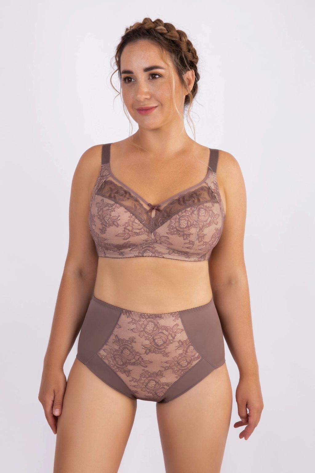 Бюстгальтер Milavitsa 128010 лесной орех/нюд  фото 3
