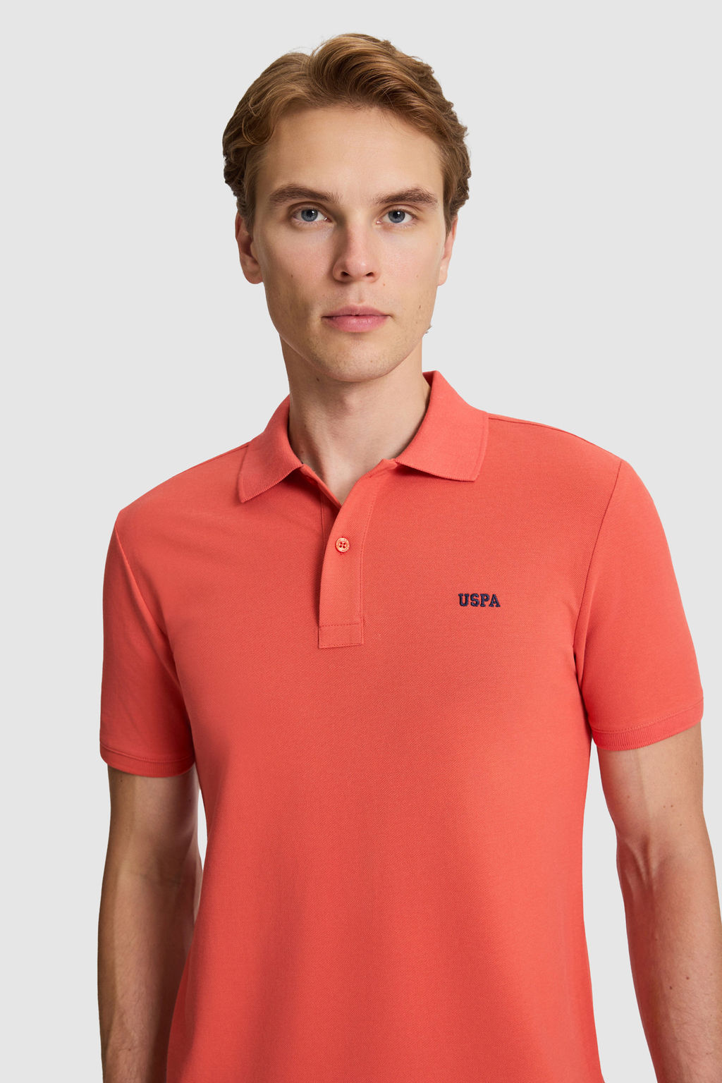 Erkek Kremit Regular Fit Polo Yaka Basic Ti__rt - U.s. polo assn фото 2
