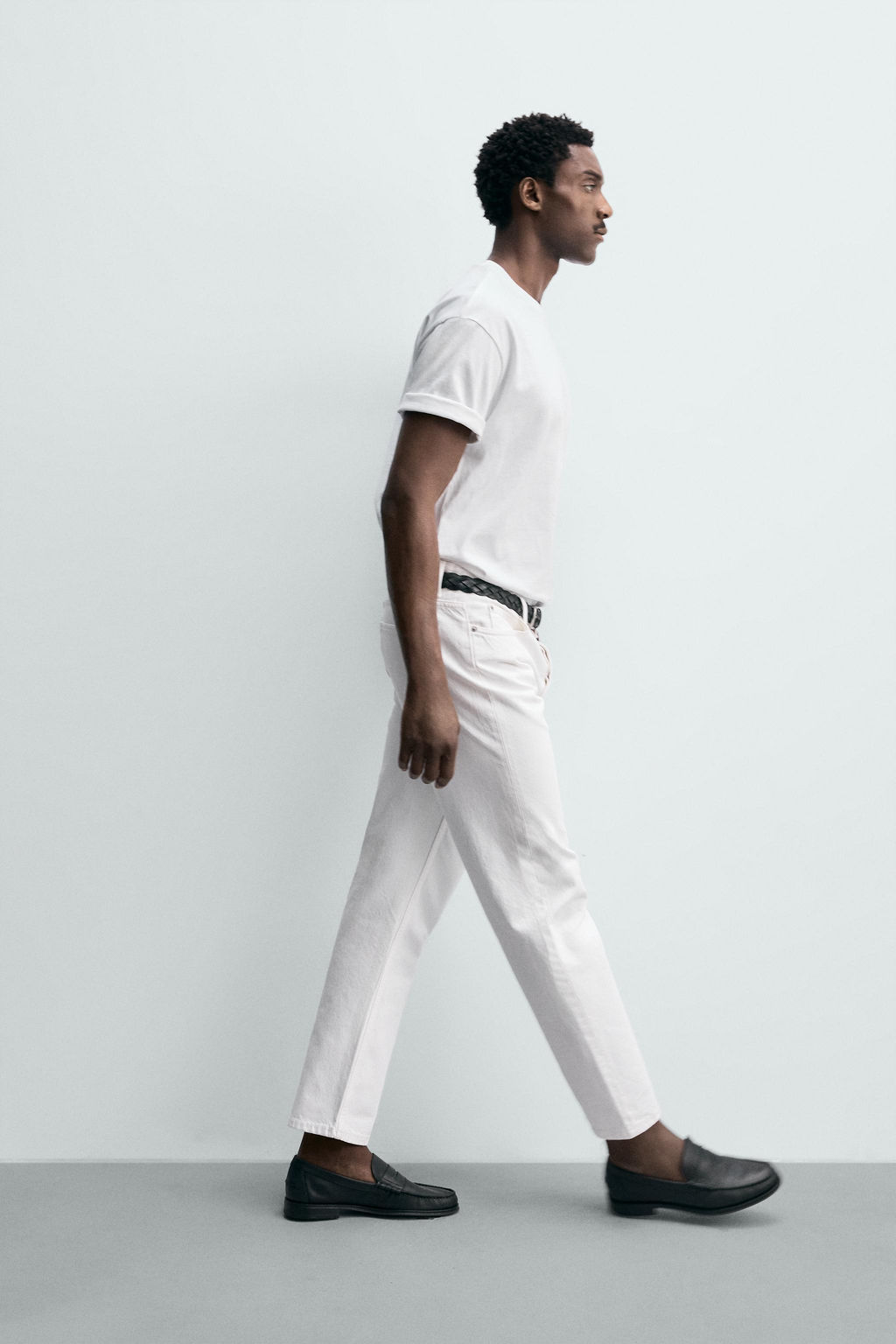 JEANS REGULAR FIT / Blanco - Zara фото 6