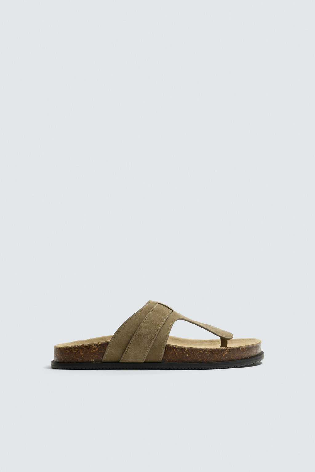 SANDALIA PIEL / Gris Topo - Zara фото 4