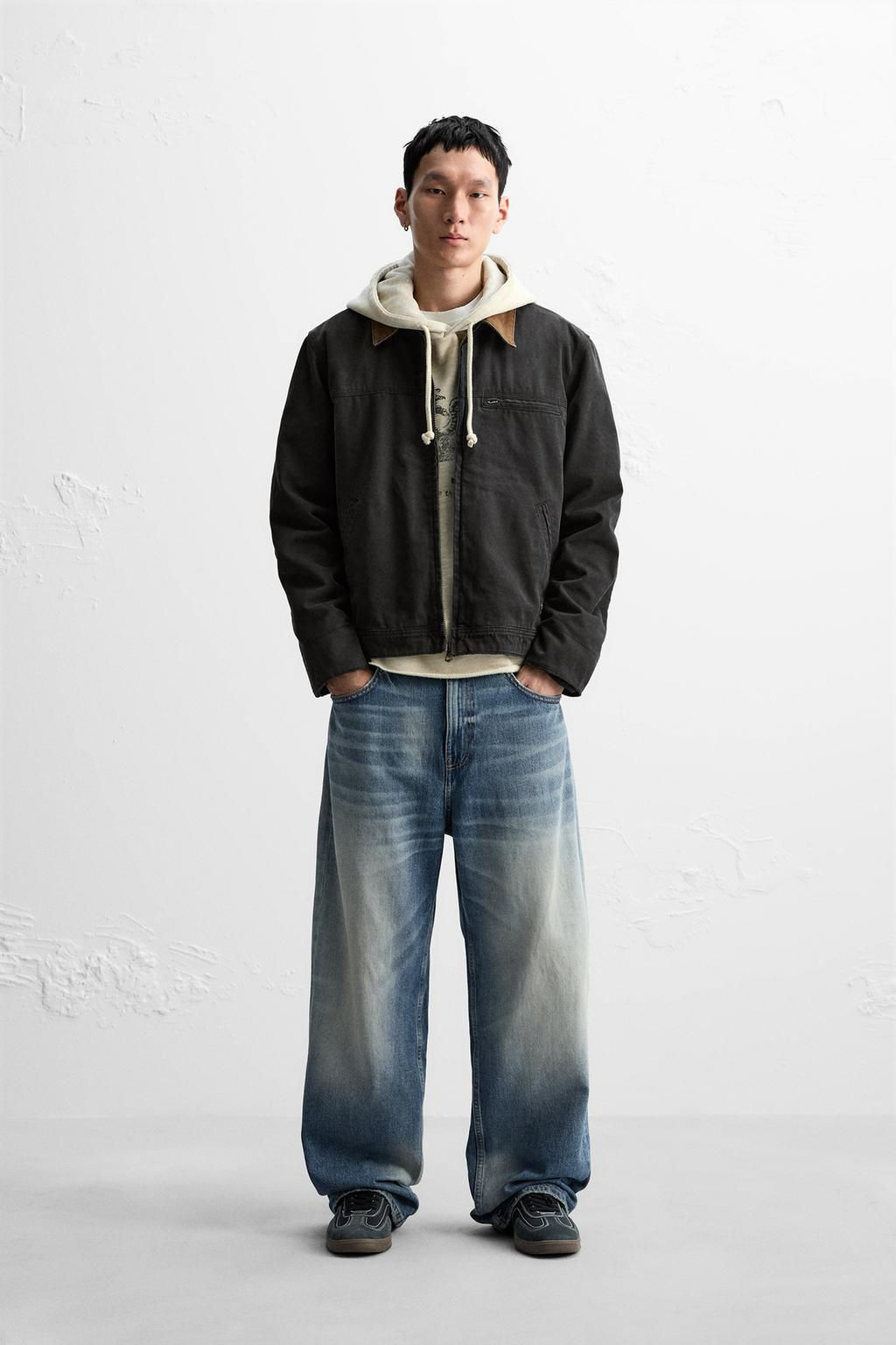 JACKET WITH CONTRAST COLLAR - Zara фото 9