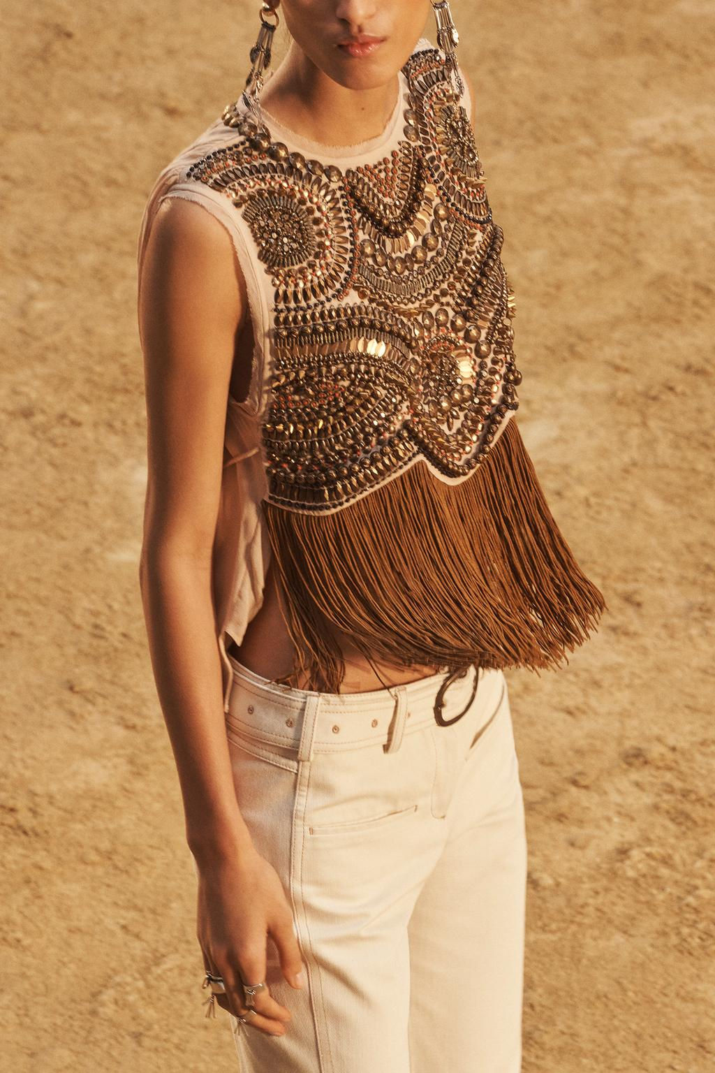 LIMITED EDITION TOPSTITCHED FLARE TROUSERS - Zara фото 2