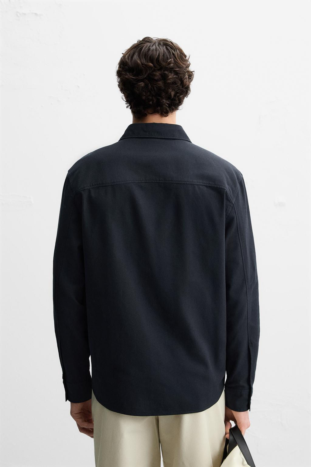 TEXTURED CREPE SHIRT - Zara фото 3