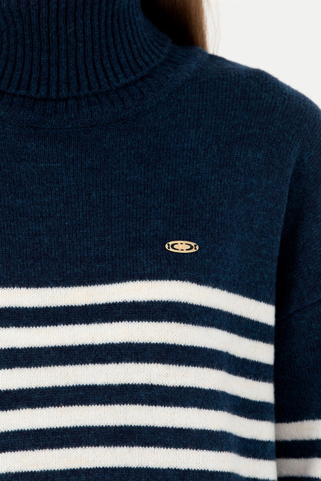 Женский темно-синий свитер - U.s. polo assn фото 7