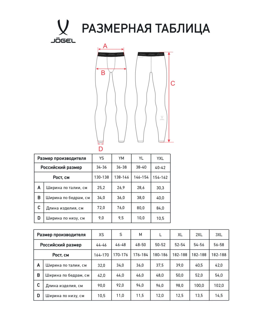 Тайтсы компрессионные теплые Jogel PerFormDRY Baselayer Warm Tights, темно-синий.  фото 2