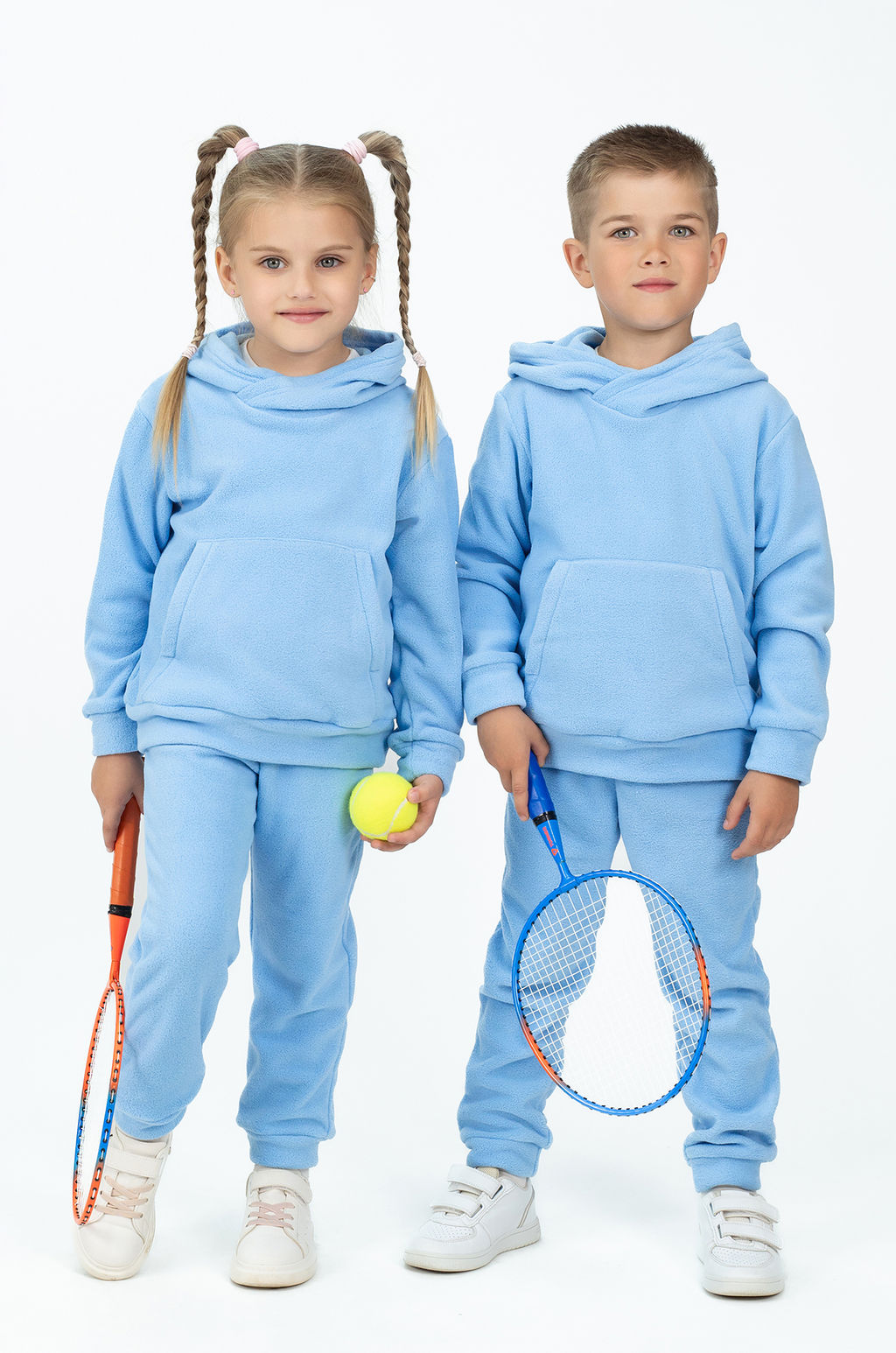 Костюм детский флисовый голубой