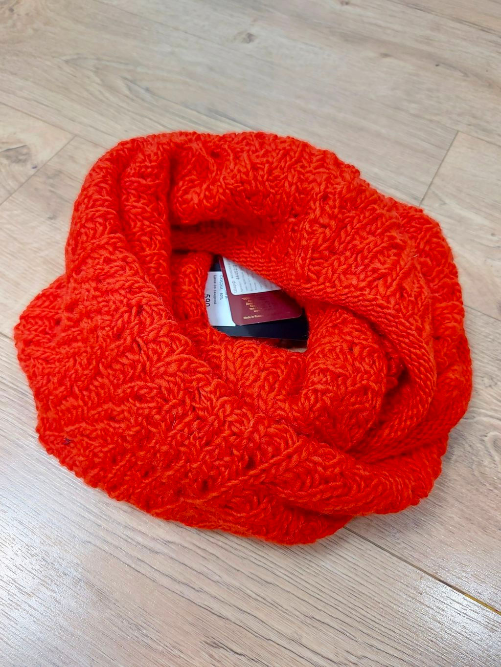 44452/2 ЖЕНСКИЙ ШАРФ ТРИКОТАЖНЫЙ НА ОСНОВЕ ШЕРСТИ - Acasta фото 3