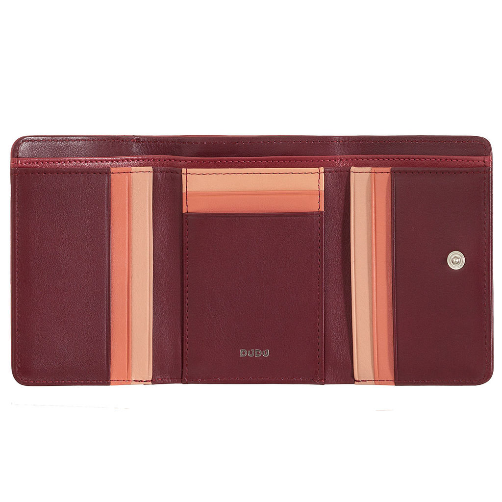 Итальянский кожаный кошелек DuDu серии Pemba | бордовый - Dudubags фото 2