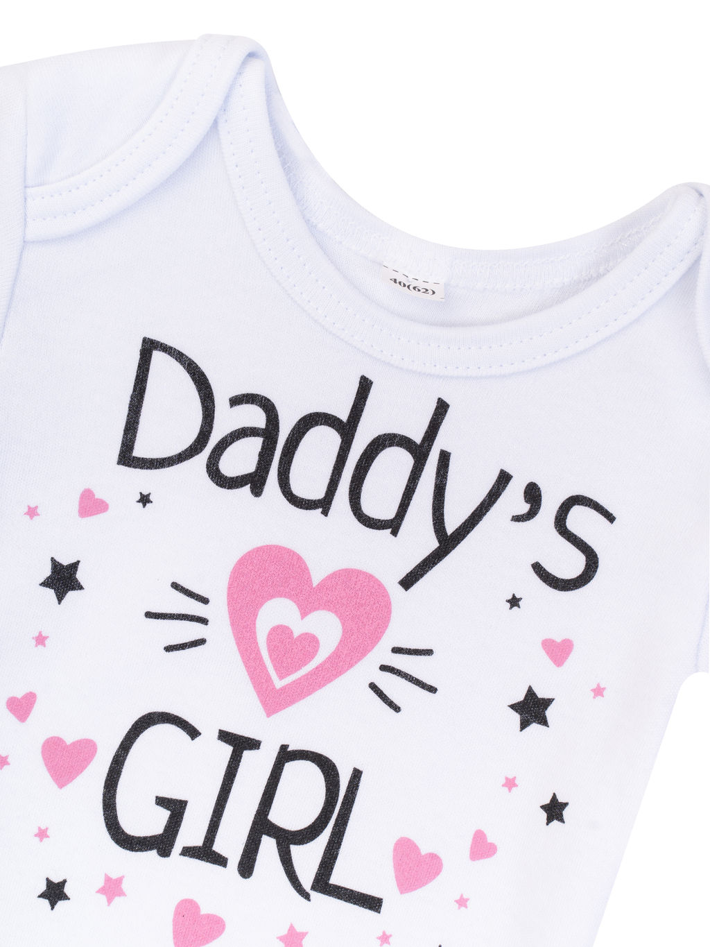 Боди ясельное белое Daddy &  s girl