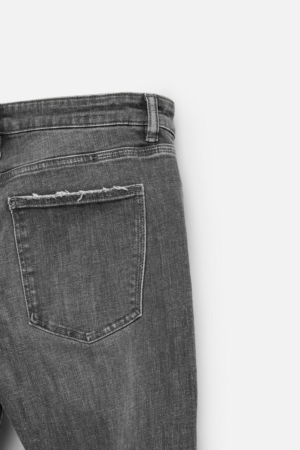 RIPPED SKINNY FIT JEANS - Zara фото 30