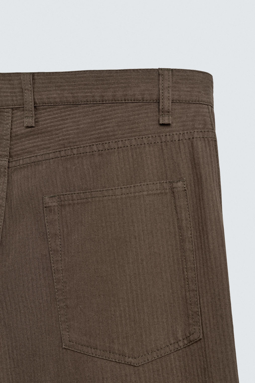 WASHED STRAIGHT-LEG TROUSERS - Zara фото 10
