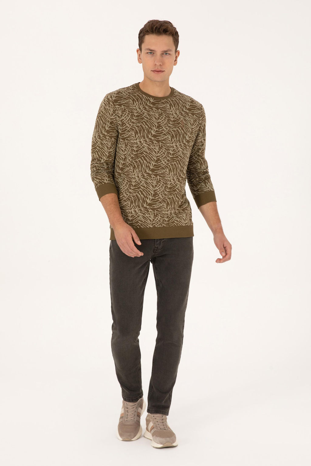 Erkek Haki Sweatshirt - U.s. polo assn фото 4