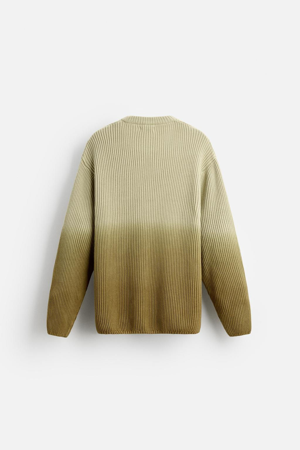 GRADIENT RIBBED SWEATER - Zara фото 7