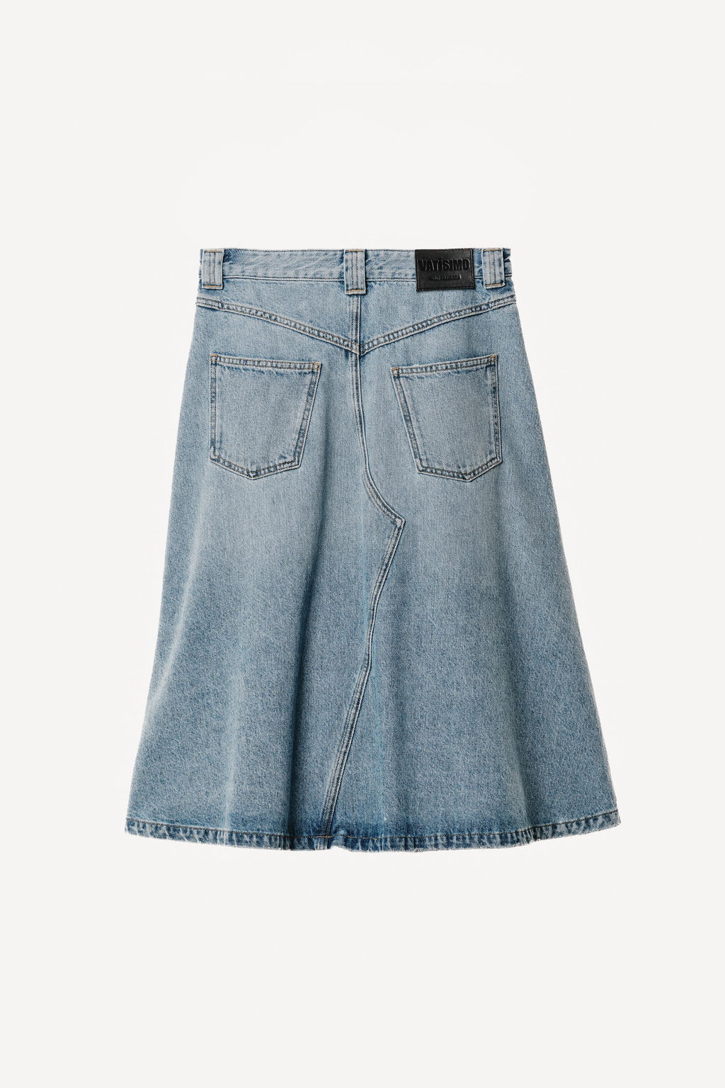 FALDA MIDI DENIM WILLY CHAVARRIA X ZARA / Azul claro  фото 5