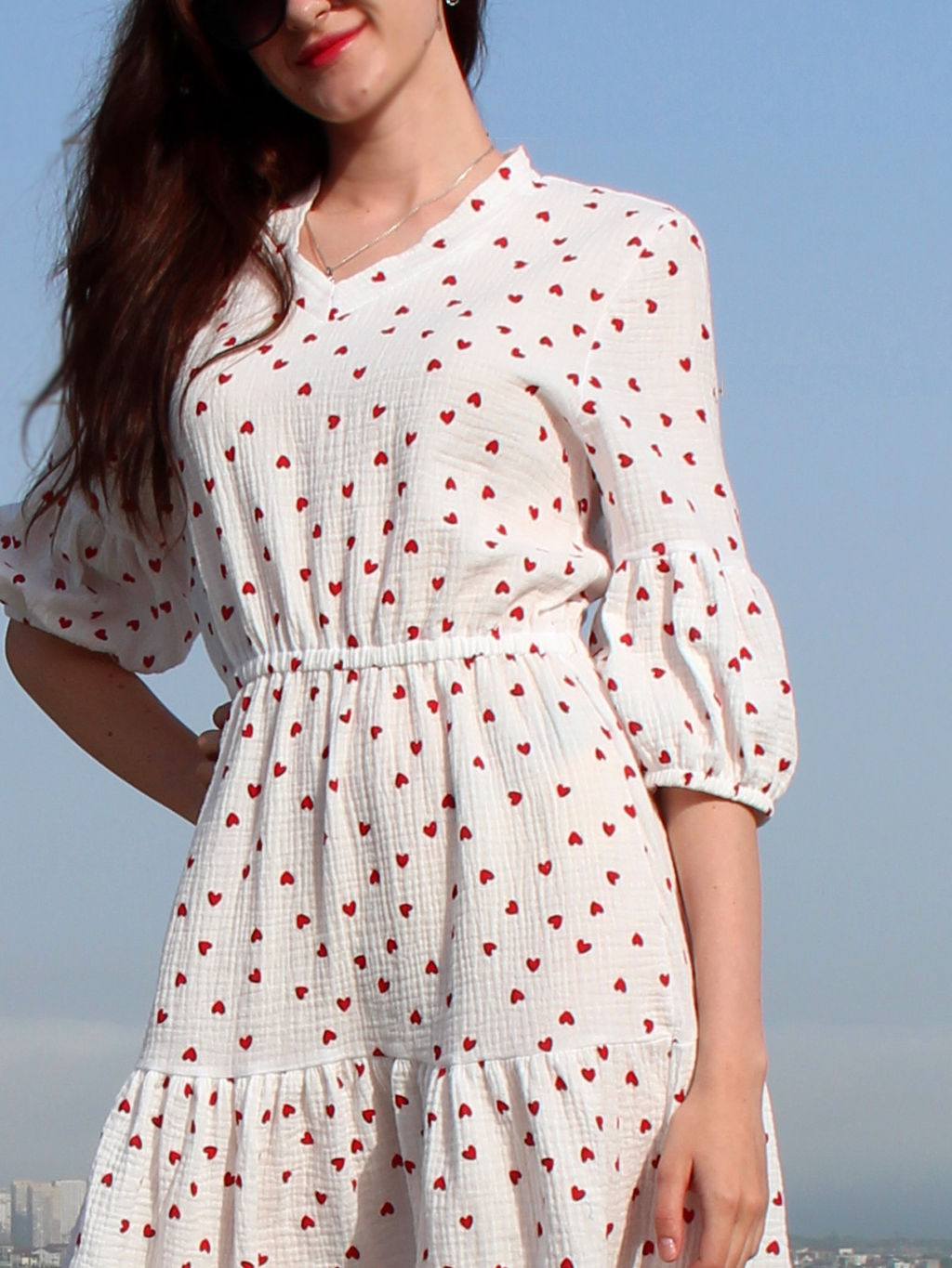 ПЛАТЬЕ ПЛ545 СЕРДЕЧКИ - Assana фото 4
