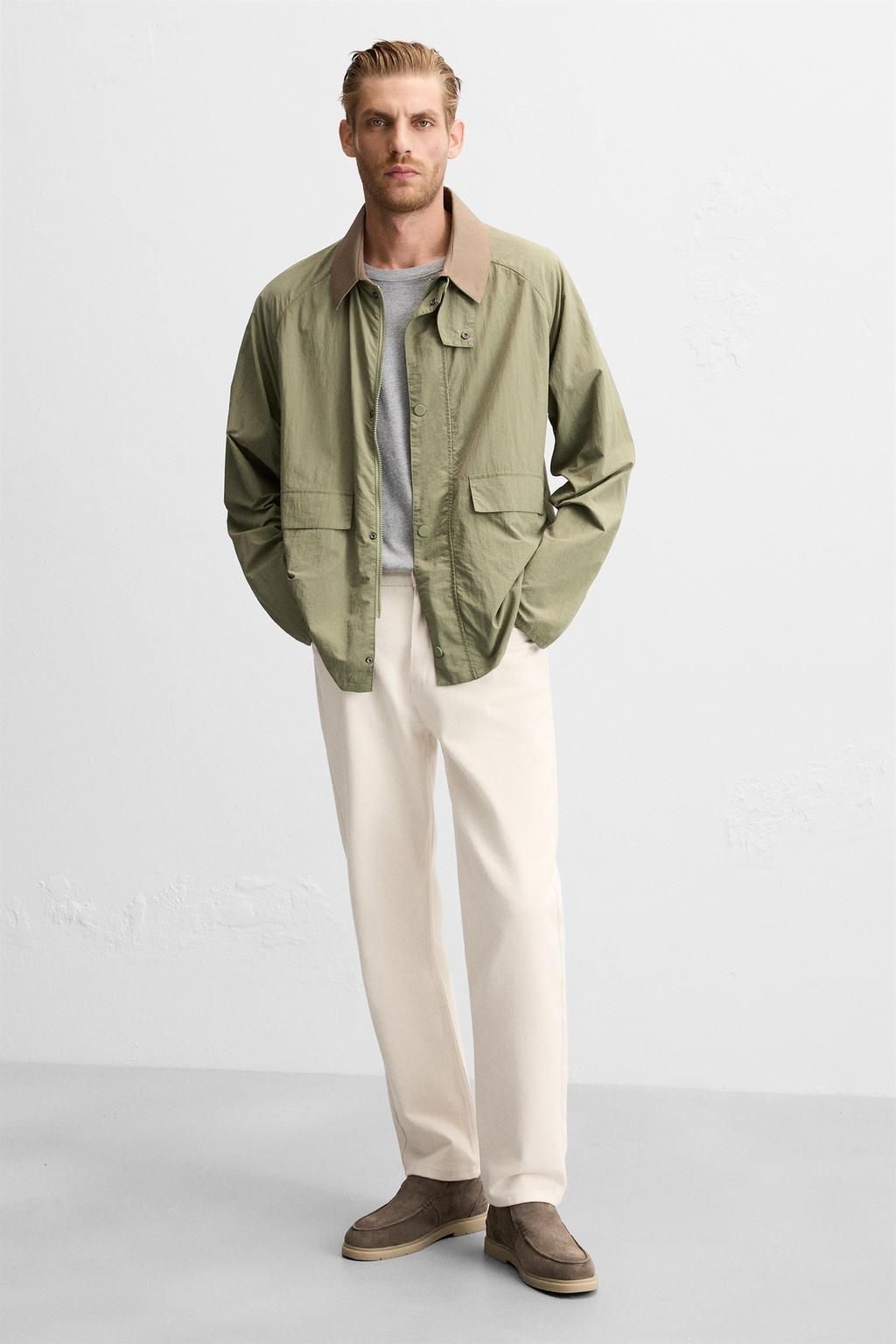 CASUAL LEATHER ANKLE BOOTS - Zara фото 9