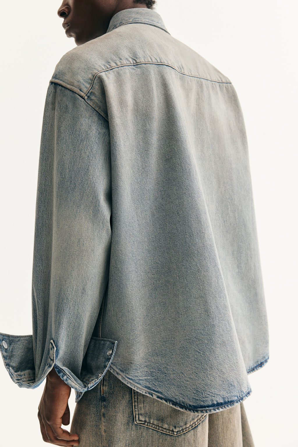 Camisa denim Oversized Fit - H&m фото 3