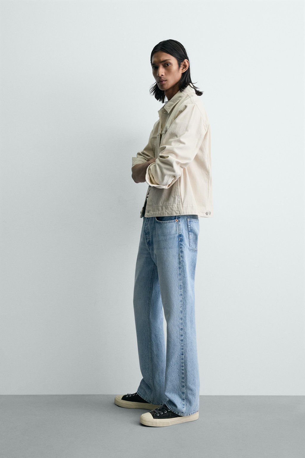 CAZADORA RELAXED FIT PIEL / Verde - Zara фото 15