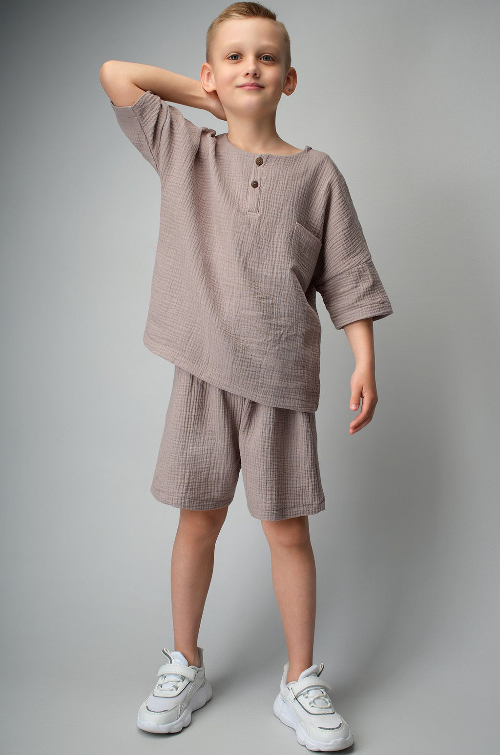 Костюм для мальчика из муслина Happyfox - Happy fox фото 11