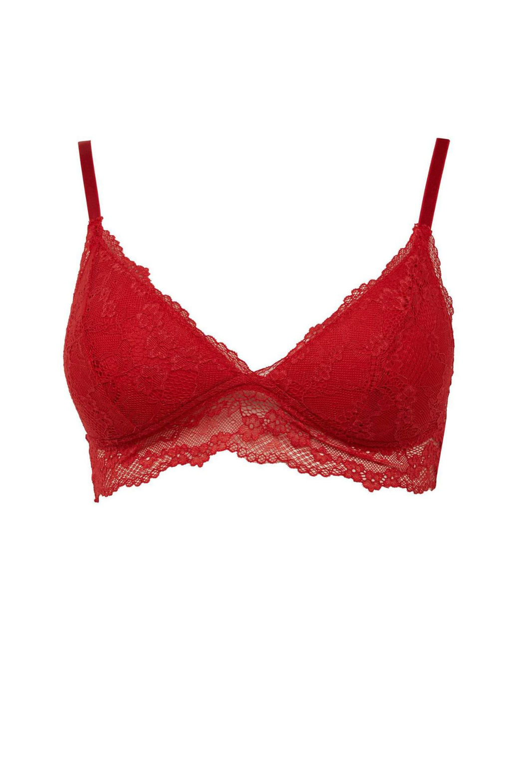 Fall in Love Sevgililer Gunu Pedli Dantelli Bralet - Defacto фото 5