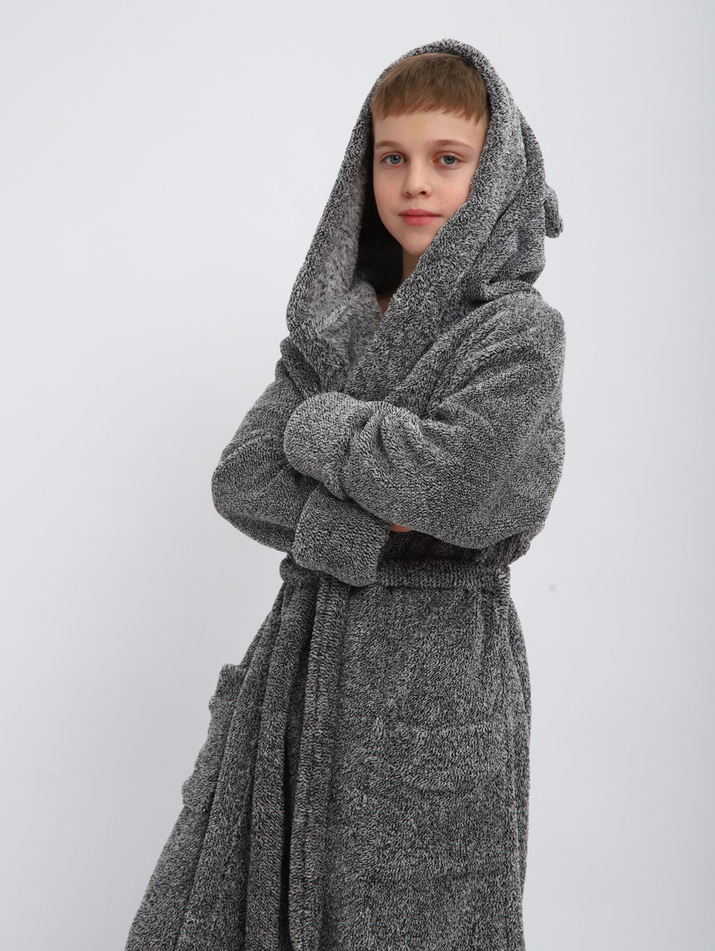 Халат "Отдых" серый