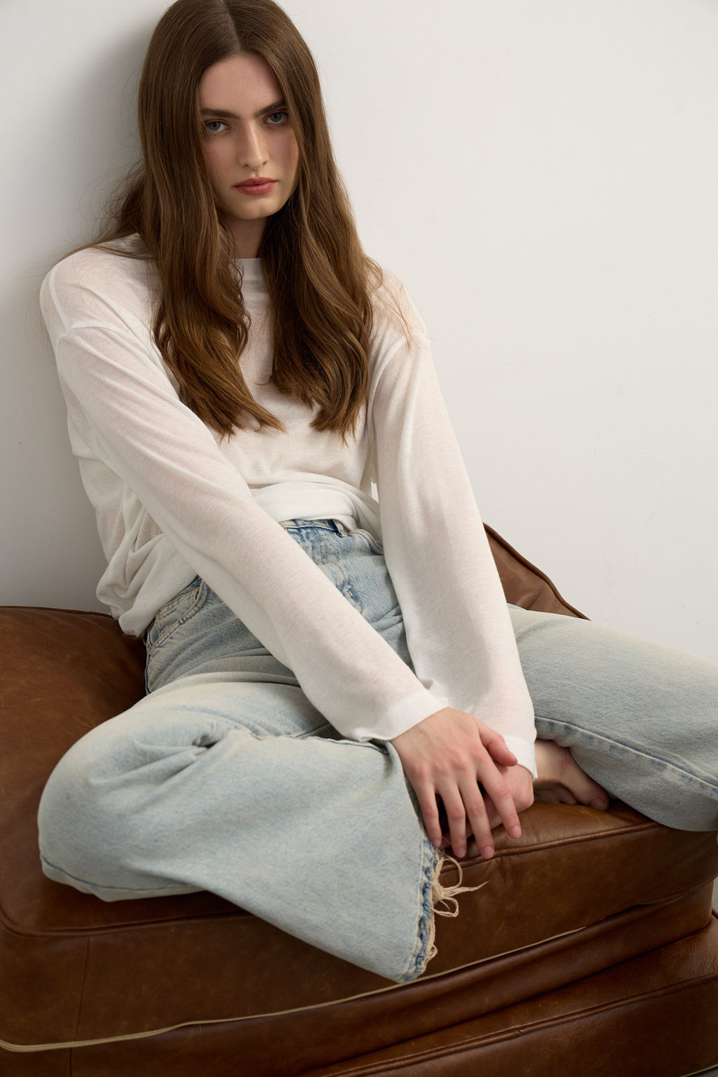 Джинсы клеш с высокой посадкой - Mollis фото 2